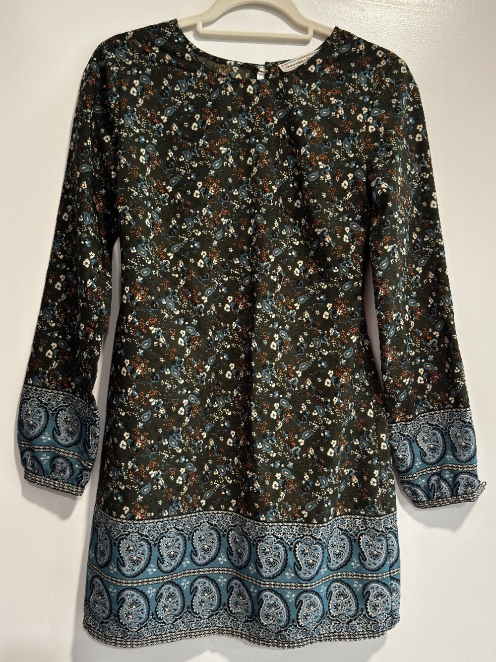 Abercrombie & Fitch Green Floral Dress